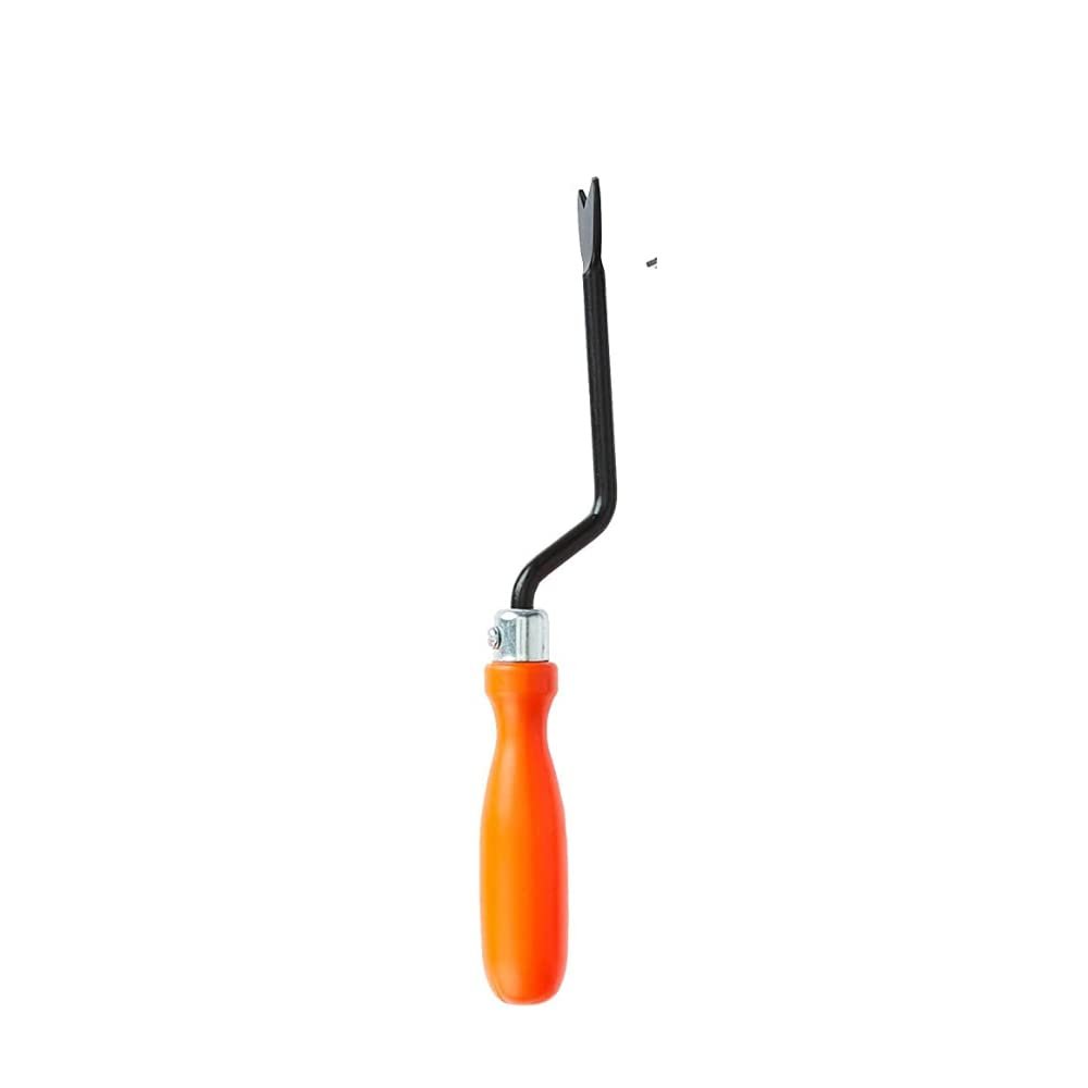 Metal Black and Orange Color Weeder for Home Gardening Tool (Metal Weeder)