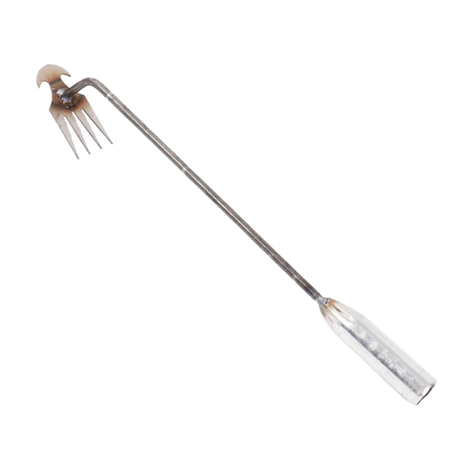 Weeding Artifact Hand Cultivator Rake Hoe Tiller Tool for Vegetable Planting 40Cm
