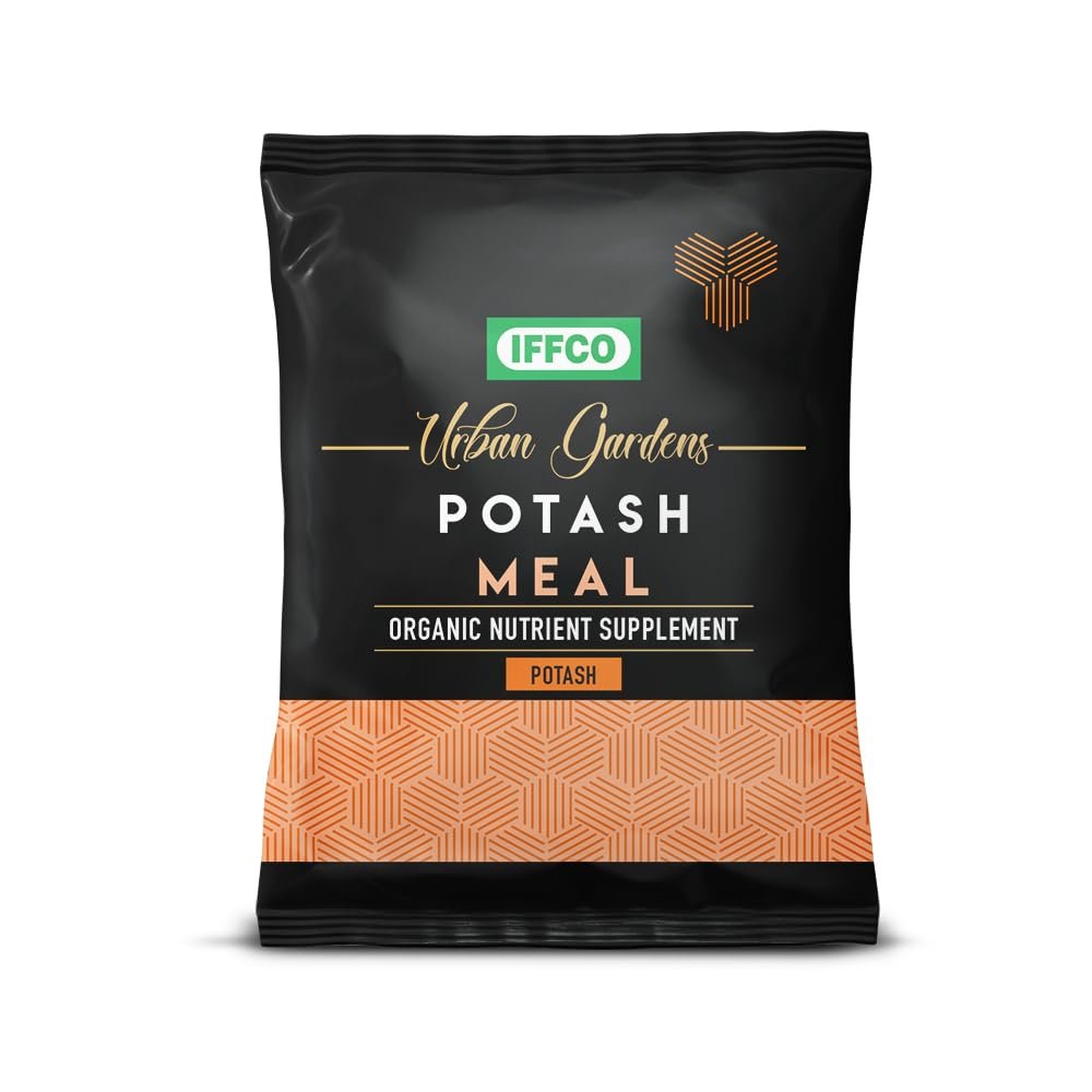 IFFCO Urban Gardens - Potash Meal 900gm - Organic Bio Potash Fertilizer for Plants and Home Garden - Plant Nutrient Supplement in Slow Release Granules