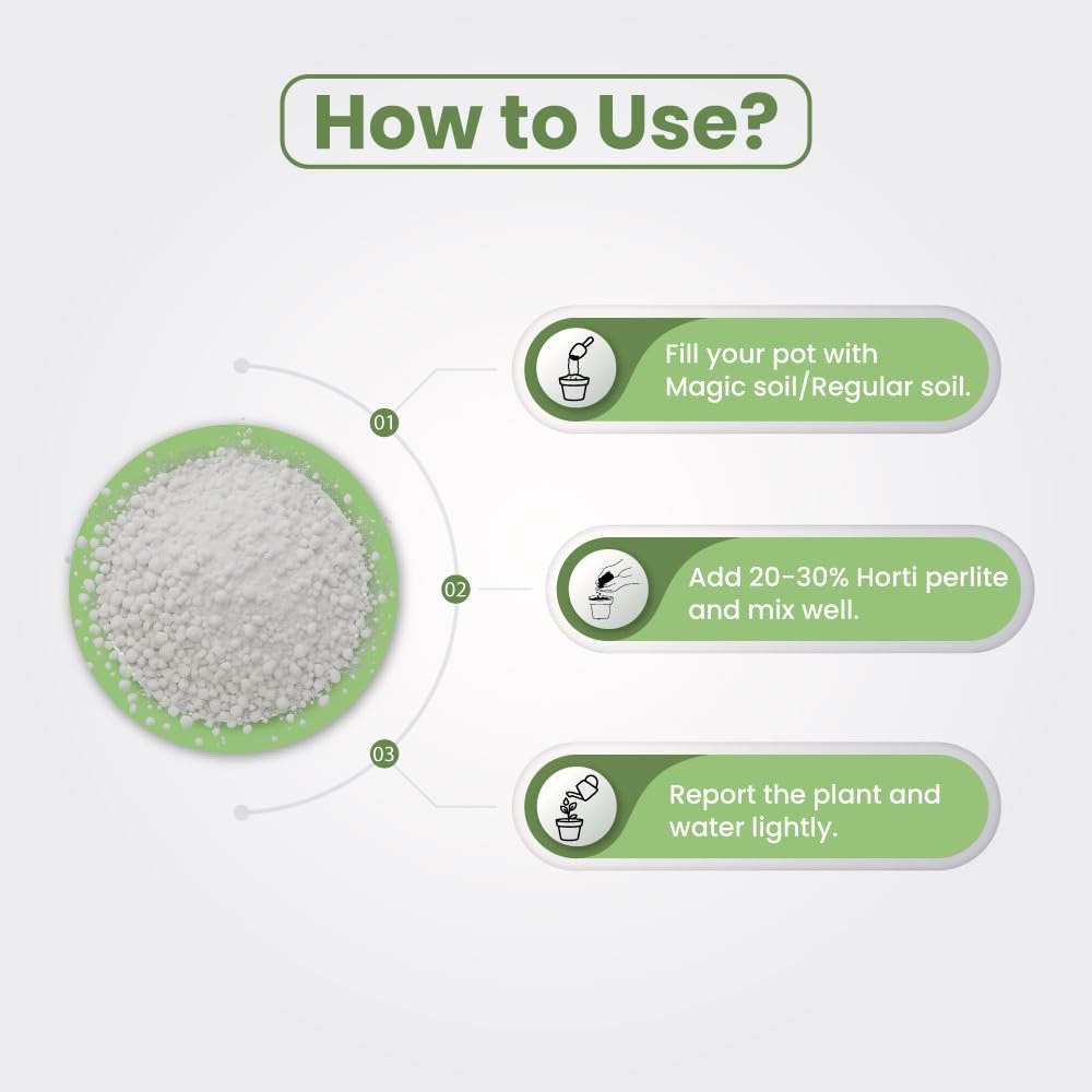 IFFCO Urban Gardens - Perlite 1.5 kg – Enhance Drainage & Aeration – Used for Plants, Hydroponics, Succulents, Seed Germination, and in Potting Mix - Image 2