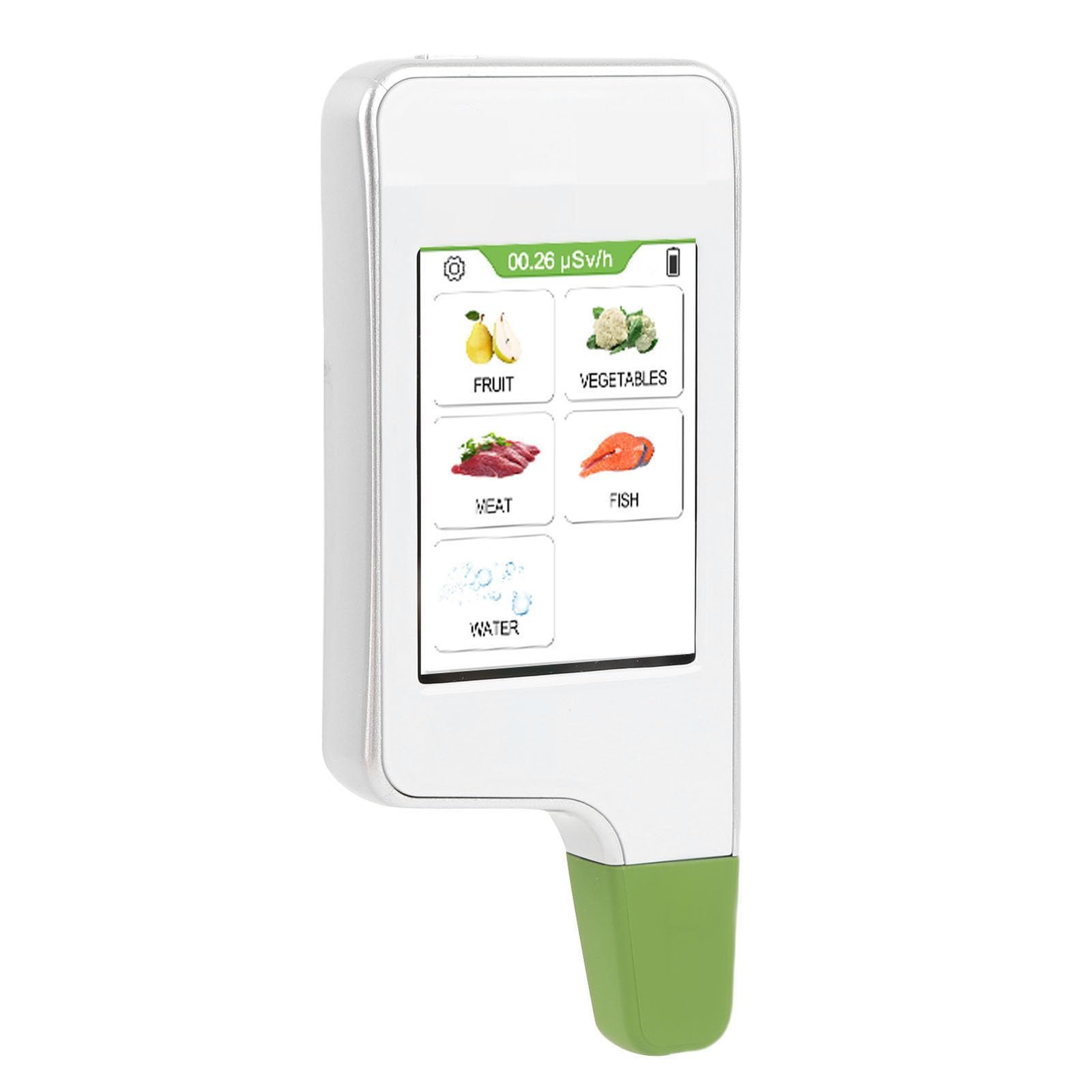 Portable Nitrate Tester Nitrate Checker Food Detector for Fish Fruit Vegetable Meat with Alloy Probe TDS Water Tester USB C Charging