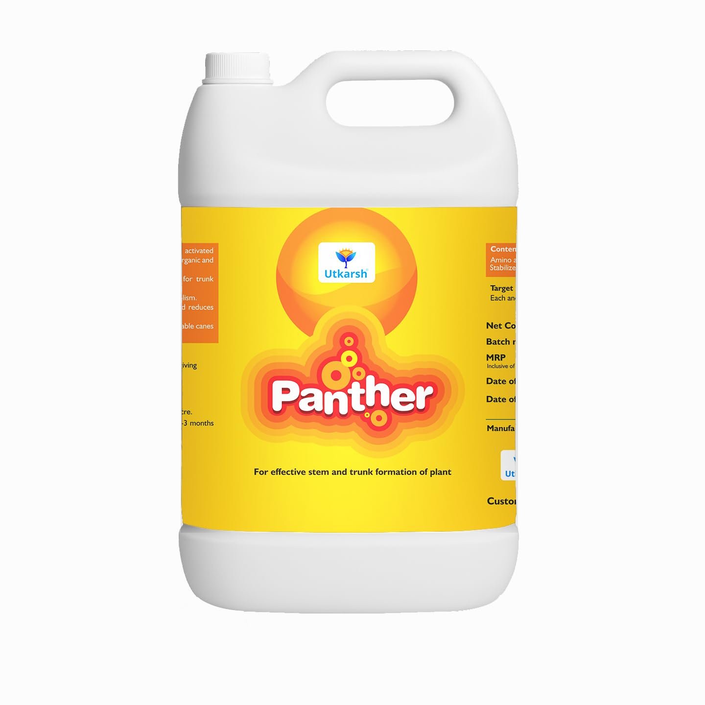 Panther (Activated Biological Formulation for Effective Flowering & Plant Growth), Biostimulant (5 Liter; Pack of 1)