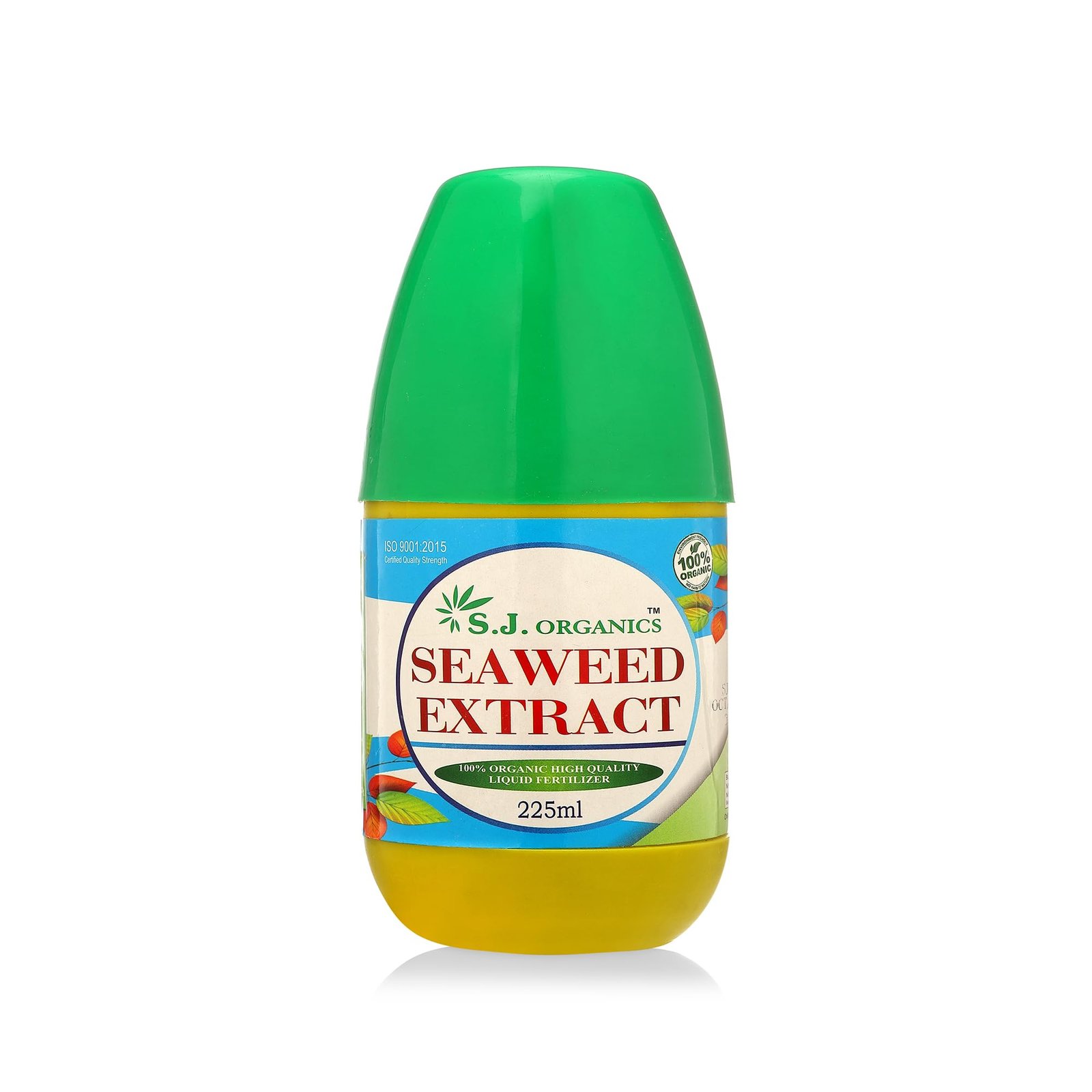 SJ Organics Seaweed Extract 900ml Organic Liquid Fertilizer with Measuring Cap for Home Gardening | Seaweed Liquid Fertilizer for Plant | Sea Weed Fertilizer