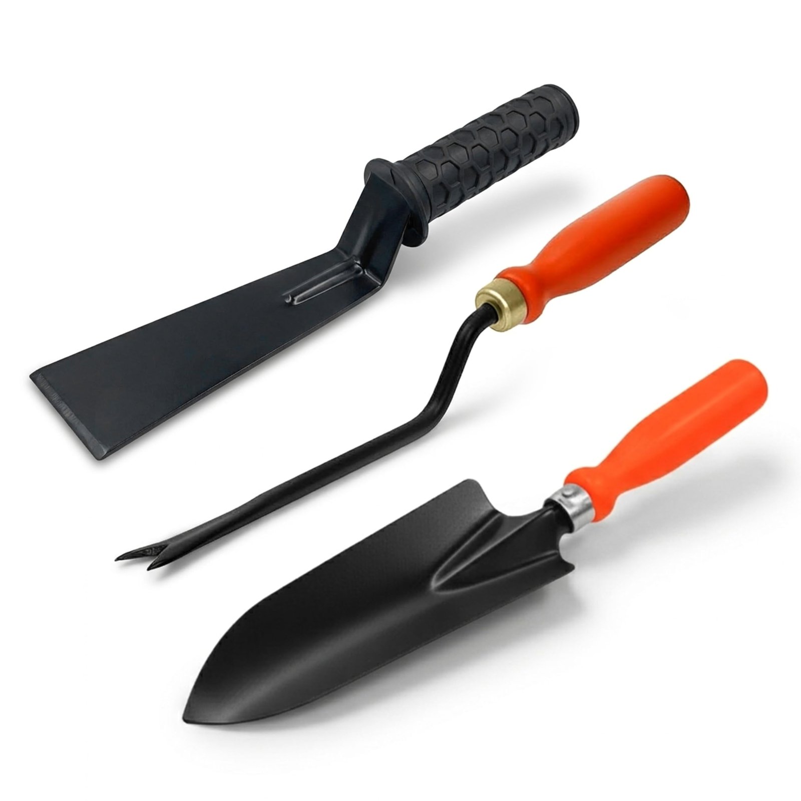 Gardening Tools Kit for Home Garden 3 Pcs | Khurpi, Hand Weeder & Trowel | Gardening Tools Heavy Duty Set for Soil Digging, Weeding & Planting