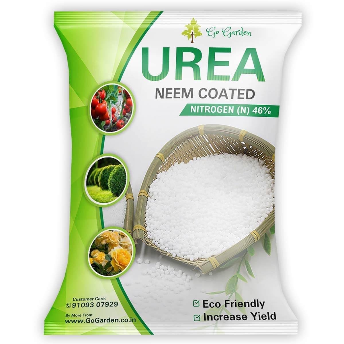 Urea Fertilizer for plants Water Soluble Neem Coated Soil for Vegetables, Flowers, Fruits Plants, Maximum Production, Ideal for Home, Terrace, and Outdoor Gardens 900 G
