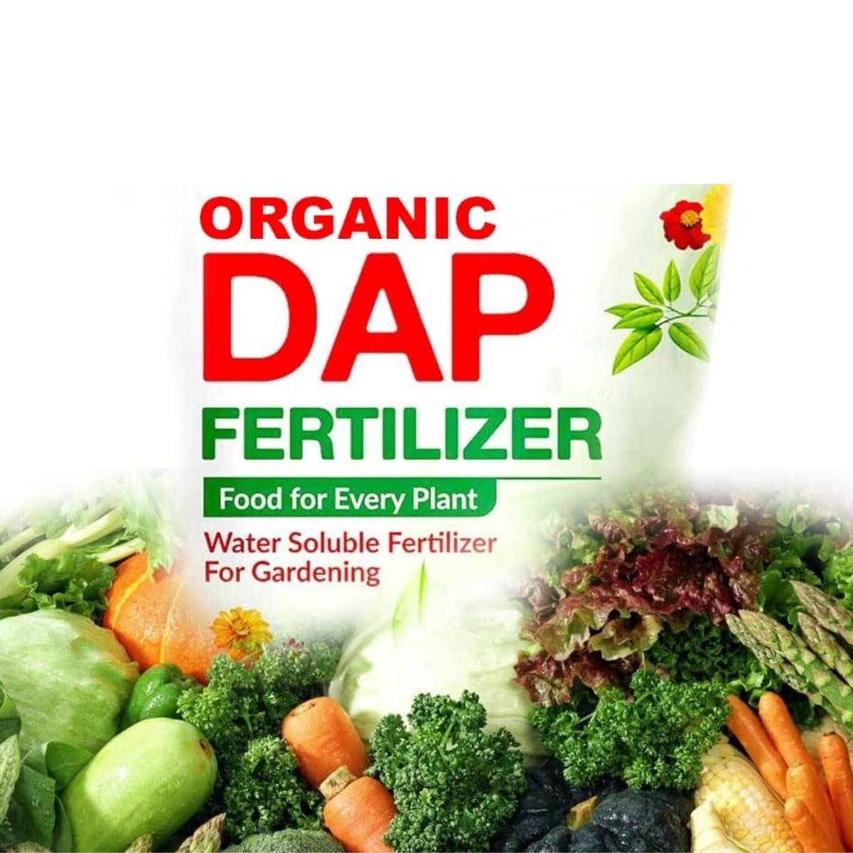 Ugaodhara Organic DAP Fertilizer, Water Soluble Soil Conditioner for Gardening, 1 kg