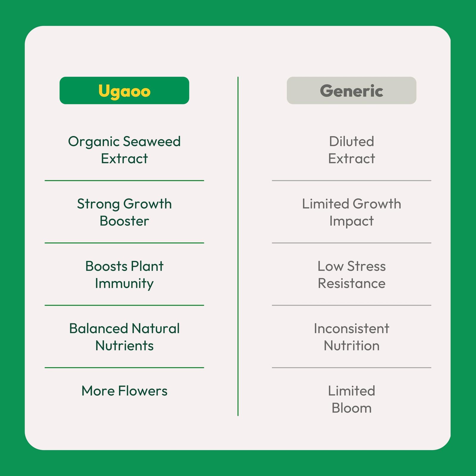 UGAOO Liquid Seaweed Fertilizer Concentrate for Plant - Growth Booster & Plants Tonic (250 ml) - Image 5