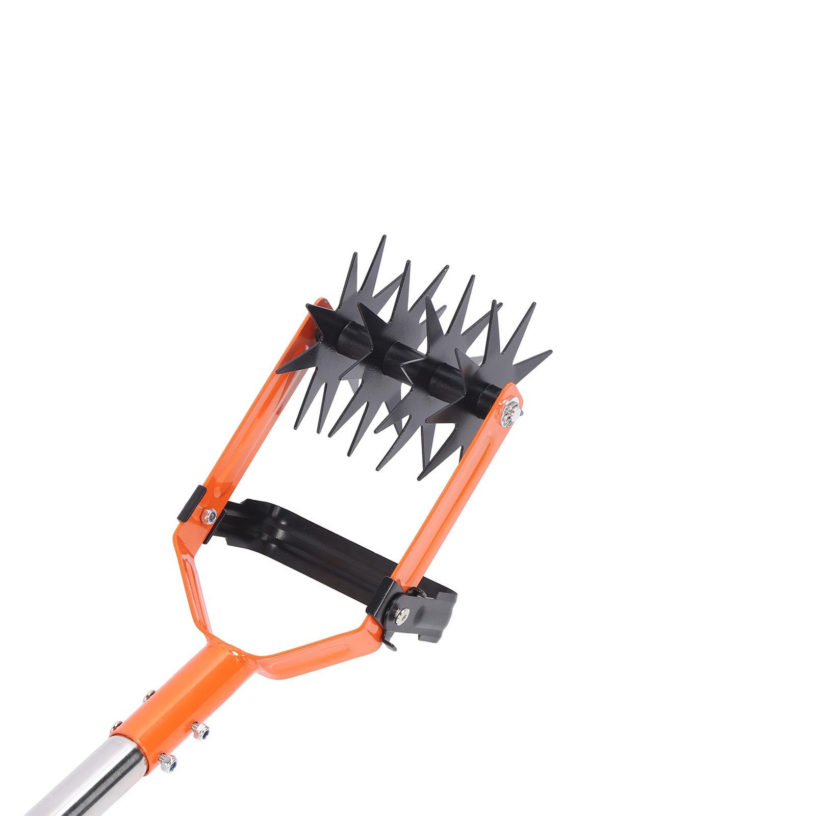 Handheld Cultivator Tool Rotating Soil Breaker Hardened Steel Cultivator Tool for Efficient Soil Fragmentation, Adjustable Handle, with Removal for Comfortable Gardening - Image 3