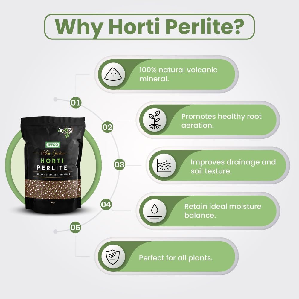 IFFCO Urban Gardens - Perlite 1.5 kg – Enhance Drainage & Aeration – Used for Plants, Hydroponics, Succulents, Seed Germination, and in Potting Mix - Image 4