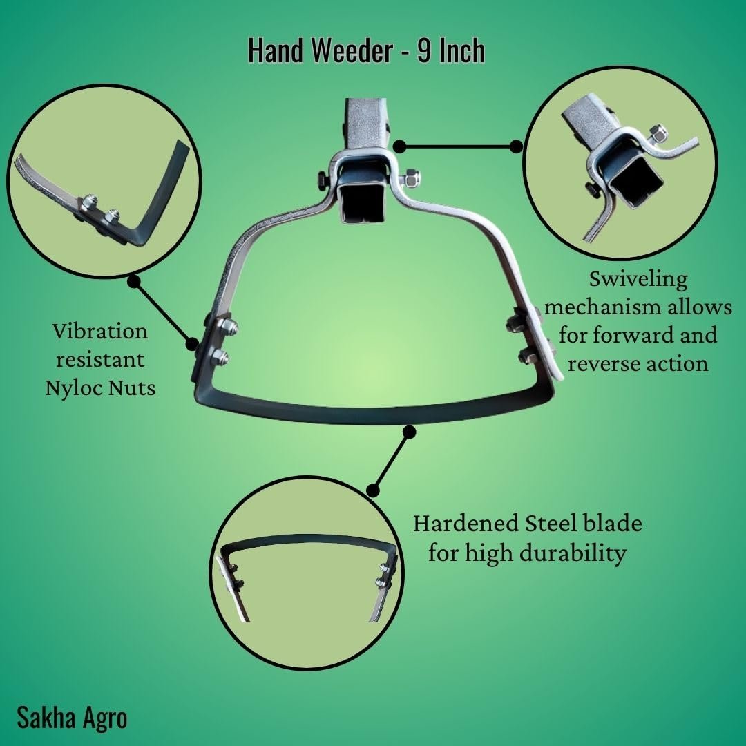 Sakha Agro Heavy Duty Manual Weeder- 9 inch Size - Image 2