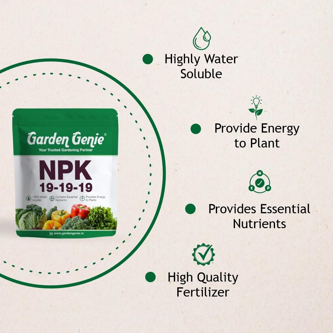 Garden Genie NPK 19 19 19 Fertilizer For Plants 800 Gm, Powder - Image 2