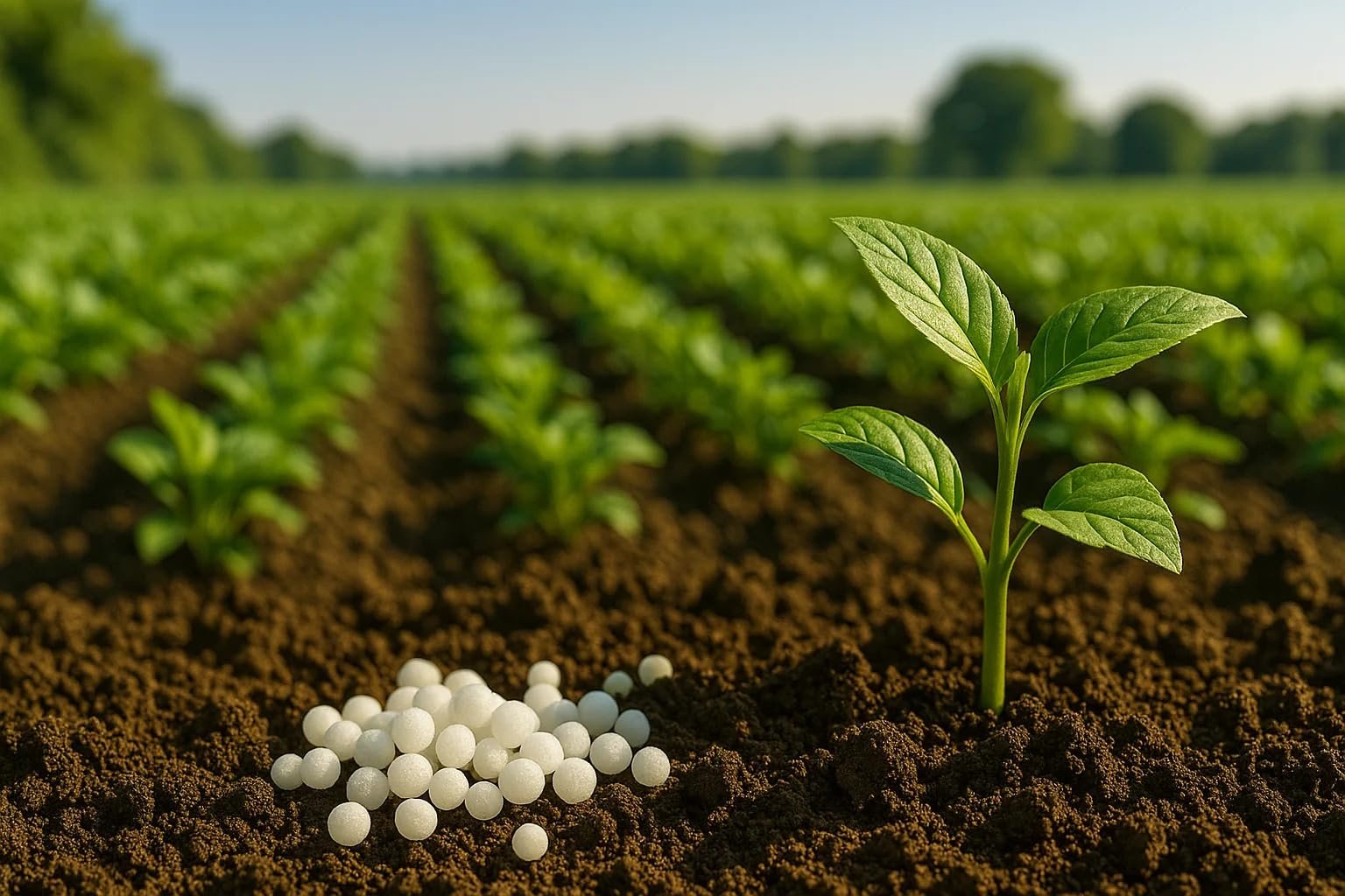 Neem coated Urea Fertilizer for Plants (1Kg), Premium Plant Growth Nutrient, Water Soluble Granules for Vegetables, Flowers and Fruits (Nitrogen Plant Food) - Image 2