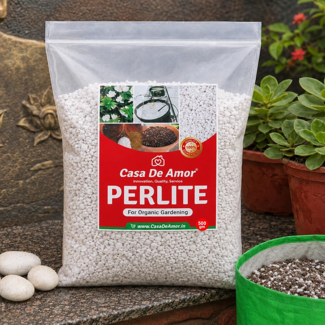 Casa De Amor Perlite for Hydroponics & Horticulture, 500 Gram