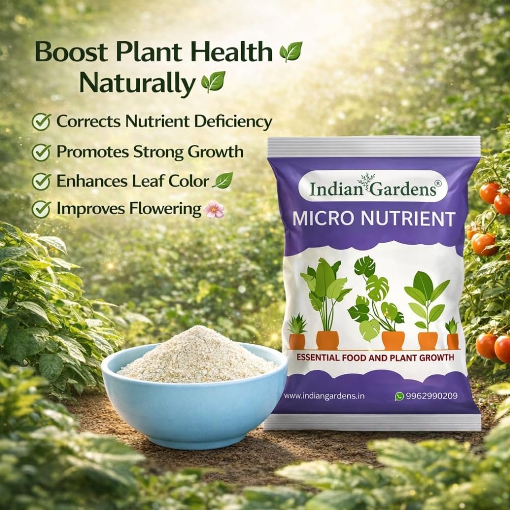 Indian Gardens - Micro Nutrient Fertilizer | Soil Applicant | Premium Essential Plant Food | Home Gardens for All Plants - 400 Grams - Image 2