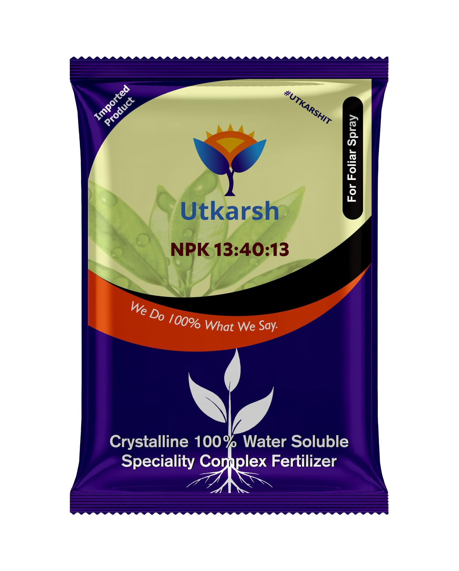 NPK 13 40 13 Fertilizers for Plants | 100% Water Soluble Powder | Complete Plant Food and Nutrition for Healthy Home Garden, Growth Boost for Fruits and Flower (250 gm; Pack of 1)