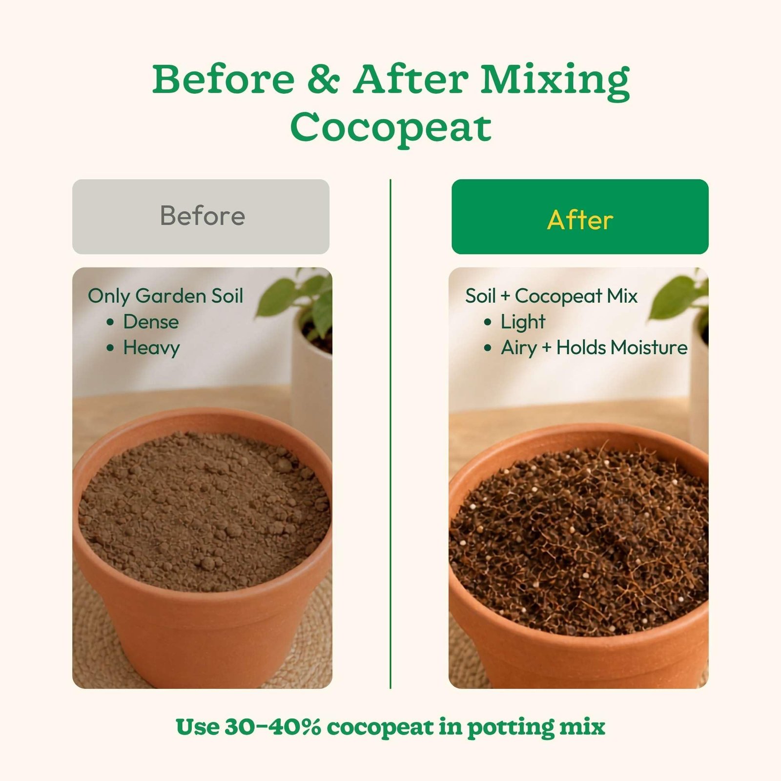 Ugaoo Cocopeat Powder for Plants 5 Kg | Premium Low EC Coconut Coir Soil Conditioner | Ready to Use Growing Medium for Seed Germination, Potting Mix, Hydroponics, Indoor Plants, Kitchen - Image 5