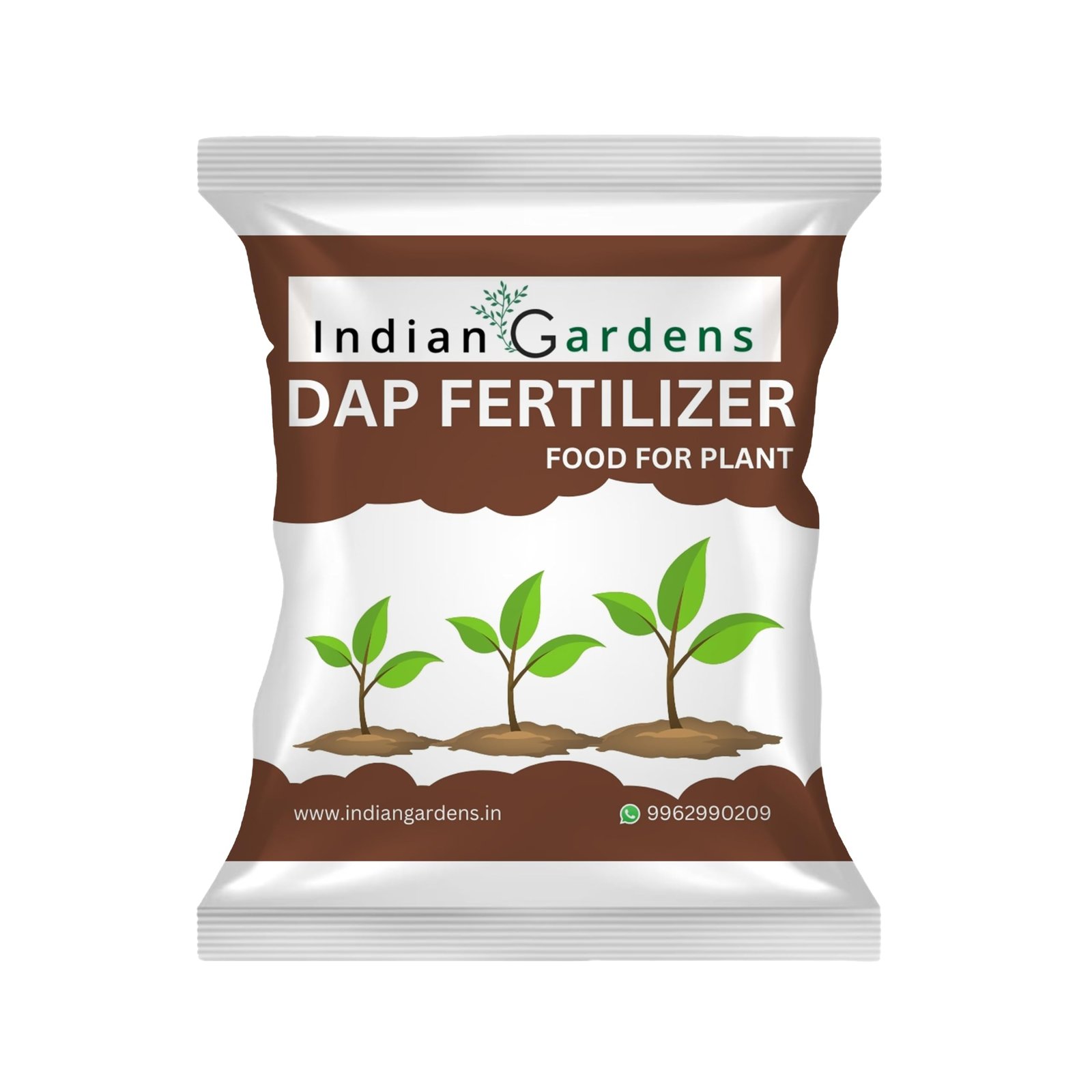Indian Gardens - Bio DAP Fertilizer (4500 Grams) for All Purpose Home Plants & Gardening Purpose 100% Water Soluble Fertilizer -