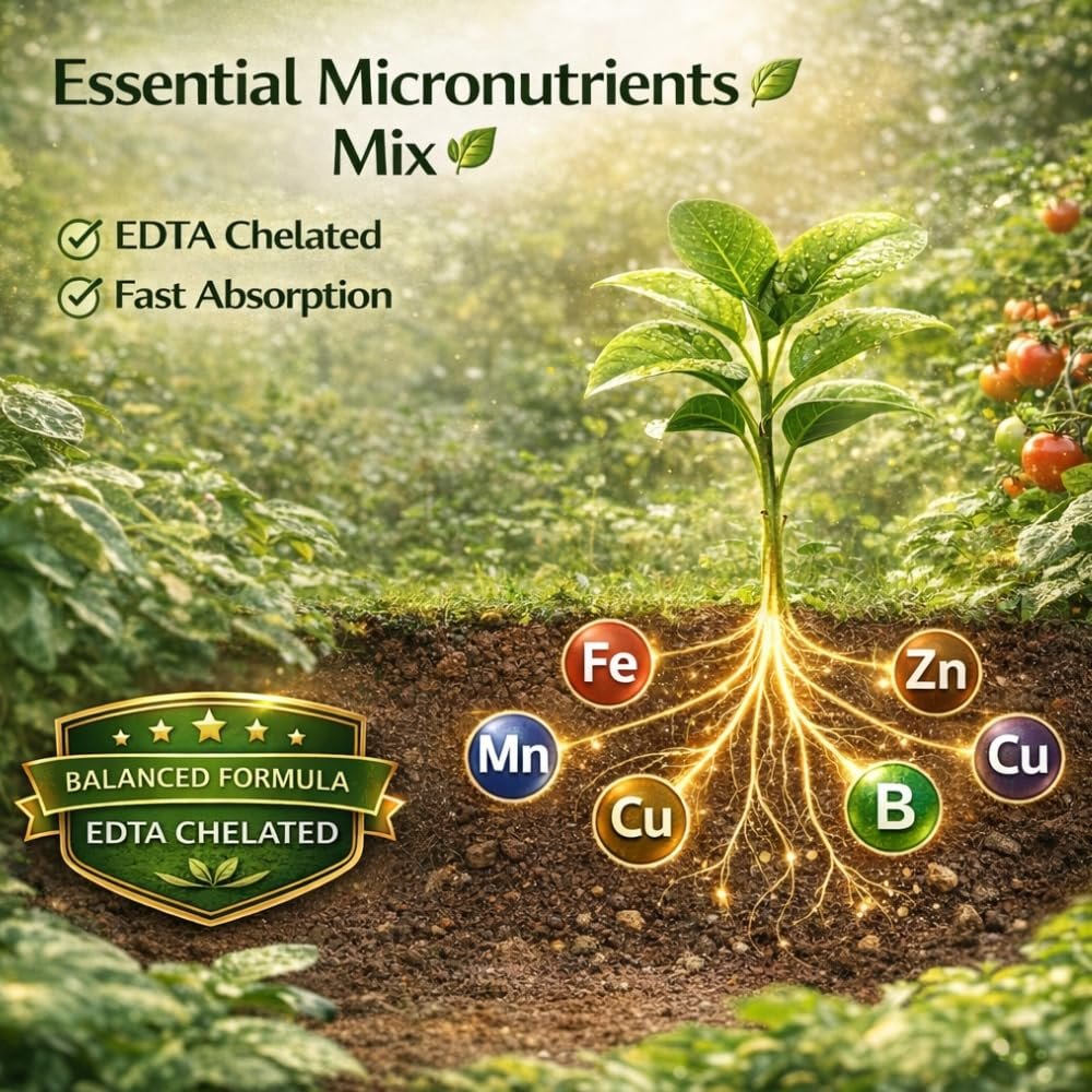 Indian Gardens - Micro Nutrient Fertilizer | Soil Applicant | Premium Essential Plant Food | Home Gardens for All Plants - 400 Grams - Image 3