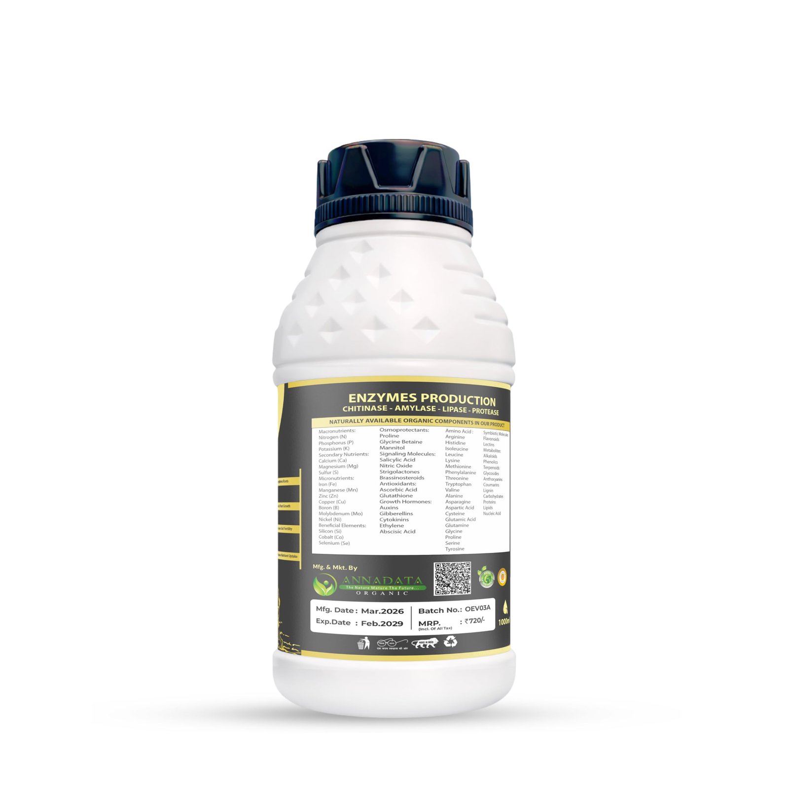 Eco Vision Organic Carbon Liquid Fertilizer (C-35%) | Soil Conditioner & Plant Growth Booster | Improves Soil Fertility, Root Development & Nutrient Absorption | For Soil Application - Image 5