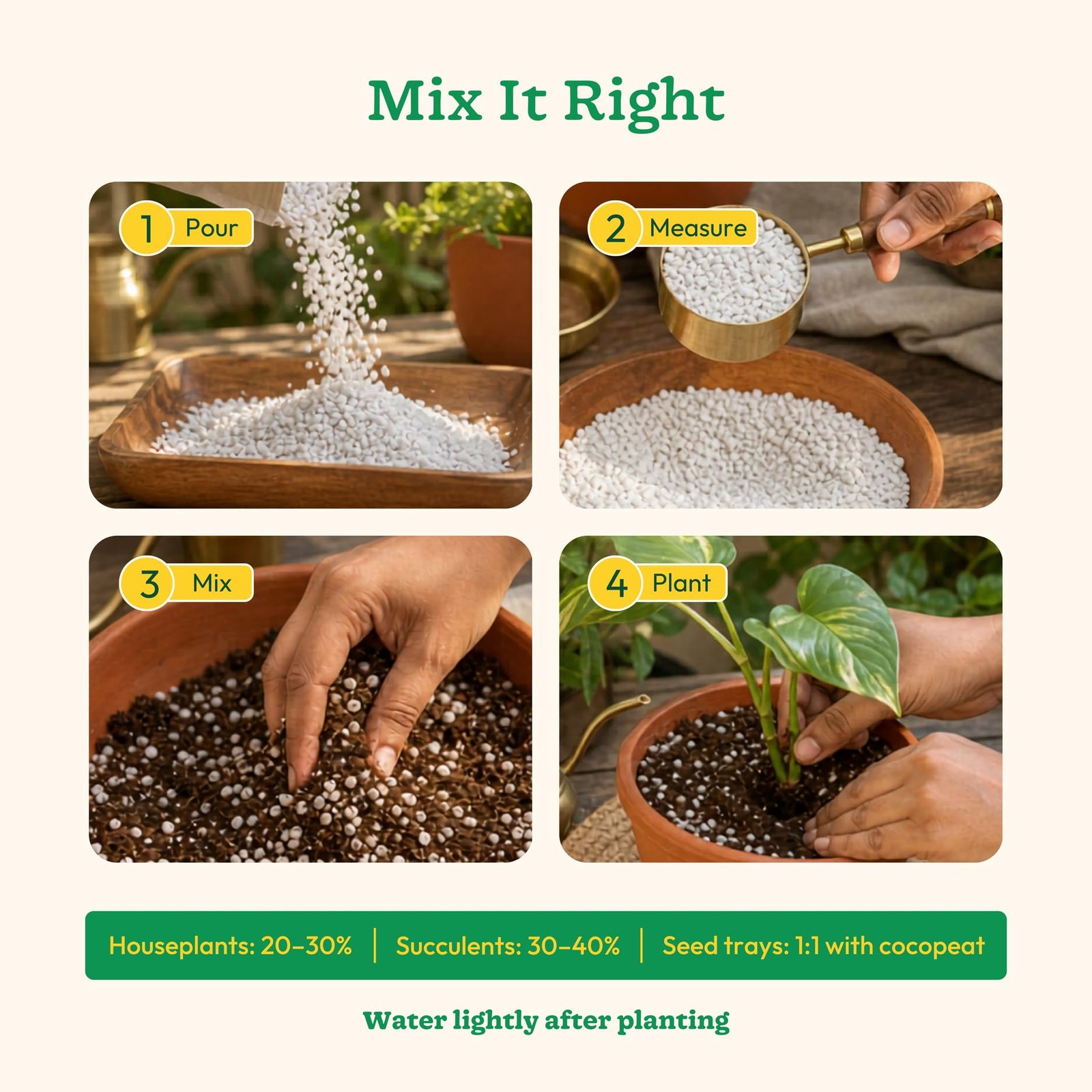 Ugaoo Perlite for Plants 500g | Horticulture Grade Potting Soil Mix Additive for Aeration & Drainage | Lightweight pH Neutral Growing Medium for Succulents, Cactus, Hydroponics & Seed Starting - Image 3