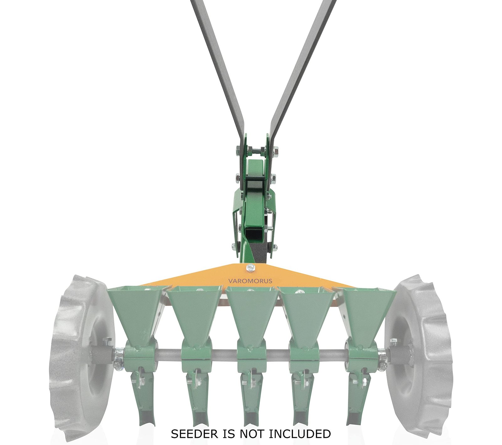 High Wheel Cultivator, Self Cleaning Steel Single Wheel Hoe, Modular Plow Garden Tool for Gardening - Image 9