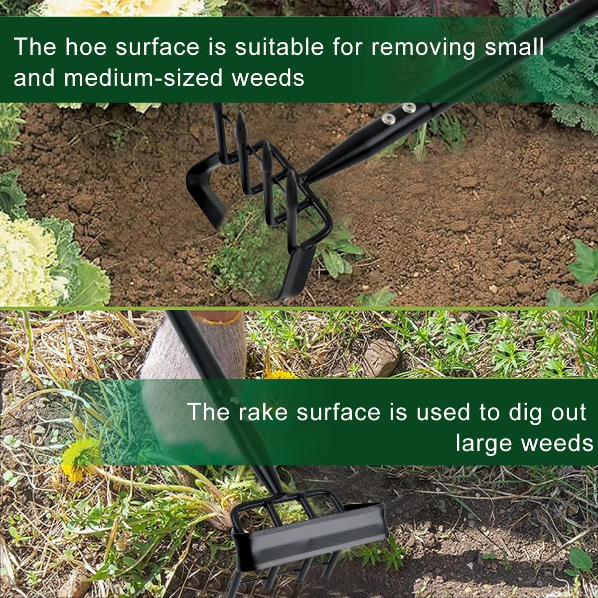 ® Manual Weeder Tool 1.6m 4-Claw Handle for Agriculture and Garden - Image 5