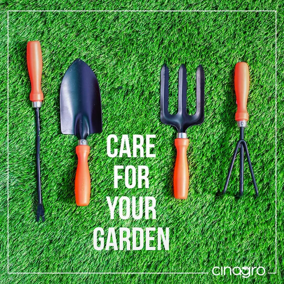 Metal Grarden Tools Kit, Set of 5, Weeder, Big & Small Trowel - Image 5